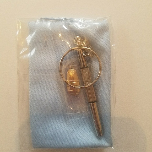 Gold rimmed cat eye aviator sunglasses - Picture 6 of 7